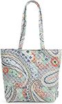 Vera Bradley Women's Tote Handbag, Citrus Paisley-Recycled Cotton, One Size