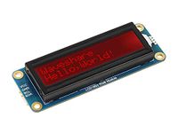 Waveshare 1602 LCD Display RGB Module 16x2 Characters 16M Colors RGB Backlight LCD Module, I2C Bus, 3.3V/5V Compatible, for Raspberry Pi/Pi Pico, Jetson Nano Arduino