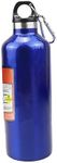 Thermoses Water Bottle Stainless Thermos 17oz Nitrogen Bottle Type Thermal Cold Insulation Reusable Sports Water Bottles Leak Proof Carabiner Included Easy to Carry Work Sports Outdoors Hiking(Blue)