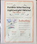 MAROBEE White Fusible Interfacing L