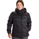 Marmot Women's Wm's Guides Down Hoody, Lightweight down jacket, warm winter puffy, water-repellent quilted coat, windproof functional jacket, packable outdoor jacket with hood