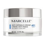 Marcelle Anti-Wrinkle Cream 40+, Day & Night, Anti-Aging Cream with Collagen and Elastin, Reduces Fine Lines & Wrinkles, Restores Radiance, Fragrance-Free, Hypoallergenic, Cruelty-Free, 50 mL