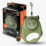 Retractable Dog Leash, 13ft Strong Nylon Tape with Auto-Locking, Leash for Small Dogs up to 20 lbs, Tangle-Free, Smooth Retraction, One-Touch Brake, Anti-Slip Grip, Cheeky Imp Design