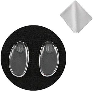 Eyeglasses Nose Pads Replacement for Silhouette Glasses Eyeglasses Frames,Soft Silicone Plug in Silhouette Parts Nose Piece,Clear Repair Kit Nosepads