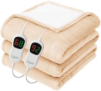 Homemate Heated Electric Blanket King Size 100"x 90" Heating Blanket