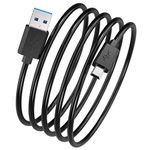 PChero USB Data Charging Cable For Texas Instruments TI-84 Plus CE, TI 89, TI Nspire CX Graphing Calculator