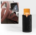 zmoso Car Chapstick Holder, Insulated Upright Lipstick Holder Car Interior Accessories for Man Women Stylish Car Lip Balm Holder with Strong Adhesive Tape (Black)