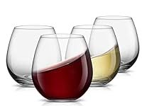 JoyJolt Spirits Stemless Wine Glass