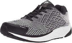 Propét Men's Propet One Running Shoe, Black/Silver, 10 UK