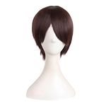 MapofBeauty 12 Inch/30Cm Short Anime Cosplay Men's Full Wig