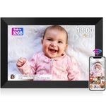 TEKXDD 15.6 Inch Digital Photo Frame, 32 GB Smart WiFi Cloud Digital Picture Frame with 1280x800 HD IPS LCD Touch Screen Display, Auto-Rotate, Share Photos and Videos via App