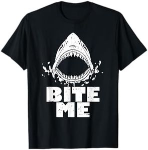 Vintage Shark Shirt - Bite Me - Shark T-Shirt T-Shirt