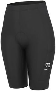 INBIKE Cuissard Velo Femme Shorts de Cycliste Cyclisme Rembourré Gel Culotte Pantalons Courte sous-vêtements Respirant Séchage Rapide Léger Noir M