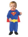 Rubies Costume Co Canada Superman Romper with Removable Cape Superman, Superman Print, 6 - 12 Months