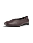 Camper Women's Casi Myra K201253 Ballet Flat, Dark Brown, 3 UK