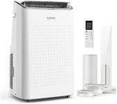 15000 BTU Portable AC – 3-in-1 Cooling, Dehumidifying & Fan for Rooms Up to 850 Sq. Ft | Ultra-Quiet Sleep Mode | Energy-Saving 24-Hr Timer | Includes Remote & Full Window Kit, 115V