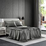 AiMay 6 Piece Satin Bed Sheet Pillo