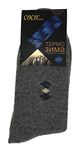 Glus® Coco Angora Wool Thermal Socks,Unisex Winter Lined Boot Thick Insulated Heated Socks For Cold Weather (Carbon grey, Free Size)