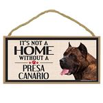 Wood Breed Sign, Presa Canario