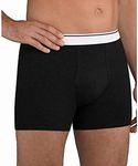 Jockey Men's Underwear Pouch 5" Boxer Brief - 2 Pack, Black Out, MEDIUM