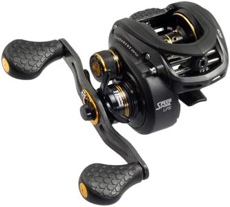 Lew's TP1SHA Tournament Pro LFS Speed Spool Bait Cast Reel, 7.5:1 120/12, RH, ACB, 120/12-31" Black