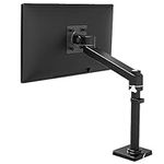 Ergotron – NX Single Monitor Arm, VESA Desk Mount – for Monitors Up to 34 Inches, 0 to 8 kg – Matte Black