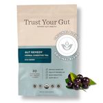 Trust Your Gut - Herbal Cleansing & Detox Defense Tea - Acai Berry 40Gram - 30 Plastic Free ECO Friendly Bags - Healthy Digestion and Good for Liver Detox - Made In USA - Natural USDA Organic