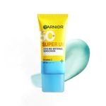 Garnier Super UV Cooling Watergel Sunscreen SPF 50 PA++++ | Instant Cooling & 8-hr freshness |Lightweight gel |No white cast |Suitable for oily dry sensitive & combination skin | For men & women,30ml