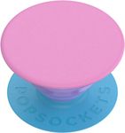 PopSockets PopGrip: Phone Grip and Phone Stand, Collapsible, Swappable Top, Colorblock Pink