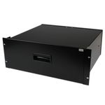 StarTech.com 4U Rack Mount Drawer - 55 lb (25 kg) - 4U Steel Storage Rack Drawer for 19" AV / Sever / Network Equipment Rack or Cabinet (4UDRAWER)