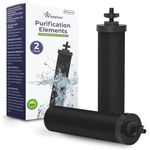 Weeplow® - 2 Berkey Filters for Berkey Gravity Water Filter Systems, Purification Element Compatible with Travel, Big, Royal, Imperial, Crown, Light Series