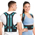 babaka Posture Corrector for Women and Men, Back Brace Adjustable Shoulder Brace for Upper and Lower Back Pain Relief,Shoulder Straightener,Hunchback,Thoracic, Spine Corrector, Scoliosis (X-Large)