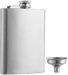 YWQ Solid Flasks Stainless Steel Flask & Funnel Set, 8 oz