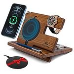 TESLYAR Gifts for Men Wood Phone Do