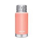 MILTON Elfin 160 Stainless Steel Thermosteel Hot and Cold Water Bottle, 160 ml, (Peach)