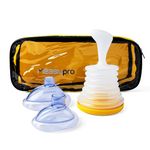 MeasuPro Portable Choking Rescue Device for Children & Adults - Quick First Aid Kit with Airway Suction and Carry Bag, Ensuring Safety