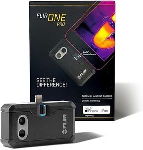 Flir One Pro - Thermal Imaging Camera for iOS Smartphones (iPhone 14 and older w/Lightning Port), 480x360 Super Resolution (160x120 native IR)