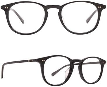 DIFF Jaxson Designer Computer Blue Light Blocking Glasses for Men and Women Black