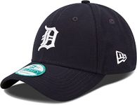 New Era MLB The League 9FORTY Adjustable Hat Cap One Size Fits All, Detroit Tigers, One Size