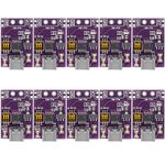 DWEII 10-Pack Type-C QC AFC PD2.0 PD3.0 to DC Spoof Scam Fast Charge Trigger Polling Detector USB-PD Notebook Power Supply Change Board Module