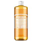 Dr. Bronner’s - Pure-Castile Liquid Soap (Citrus, 946 mL) - Made with Organic Oils, 18-in-1 Uses: Face, Body, Hair, Laundry, Pets and Dishes, Concentrated, Vegan, Non-GMO