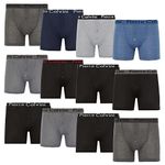 Pierre Calvini (6/12-Pack Mens Boxers with Elastic Waistband | Men's Button Fly Boxer Shorts in Stretch Fit Design | Breathable Mens Underwear Suitable for any Occasion | Mens Boxers Shorts Multipack