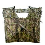 AUSCAMOTEK Turkey Hunting Pop up Ground Blind Portable Quick Setup Lightweight Deer Blind Camouflage Tent Green