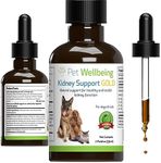 Pet Wellbeing Kidney Support Gold for Dogs - Vet-Formulated - Supports Healthy Kidney Function in Dogs - Natural Herbal Supplement 2 oz (59 ml)