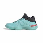 adidas Men's Courtstabil Indoor, Flash Aqua/Flash Aqua/Semi Lucid Red, 10.5