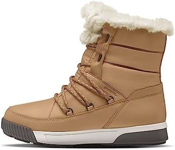 The North Face Women's Sierra Luxe WP Boots, Almond Butter/Falcon Brown, 7