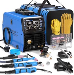 ANDELI MIG-205DP 8-in-1 Multiprozess-Schweißgerät 230V – 205A Puls-MIG/Gas-MIG/WIG HF/Plasmaschneider/Fülldraht/Cold/Clean/E-Hand, IGBT, für Alu/Stahl/Edelstahl, Neuestes Modell 2026
