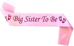 Big Sister to Be Sash Pink, Satin B