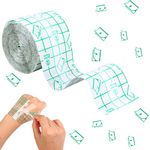 OBANGONG Transparent Waterproof Bandage 10M x 5cm Stretch Adhesive Bandage Tattoo Aftercare Bandage Tape for Skin Protective Clear Bandages Dressing Tape for Tattoos