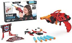 K'Nex Cyber-X 12426, K5 Gigablast Darts DIY Toy with 101 Pieces, Blasts up to 60 ft, Suitable for Boys and Girls Aged 8+